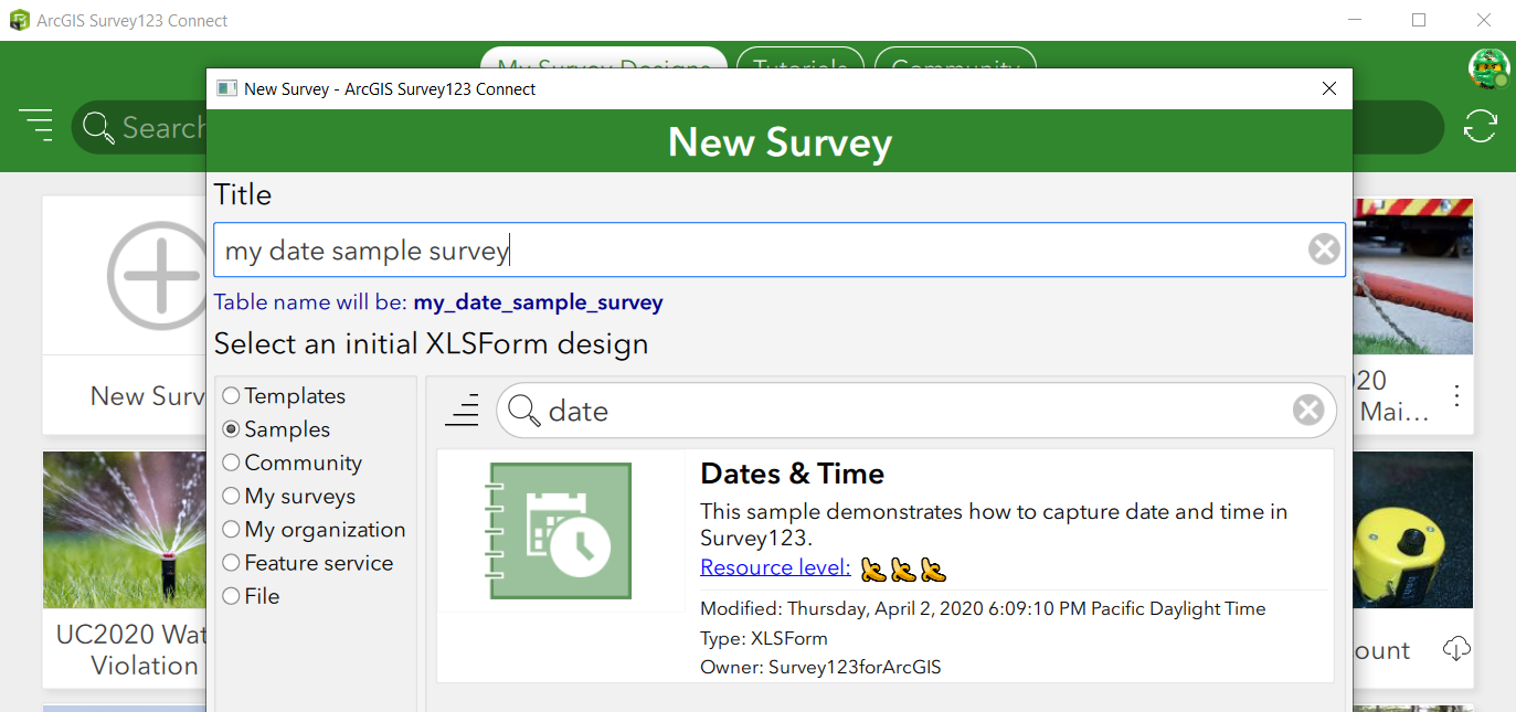 Dates And Time In Survey123 Esri Community