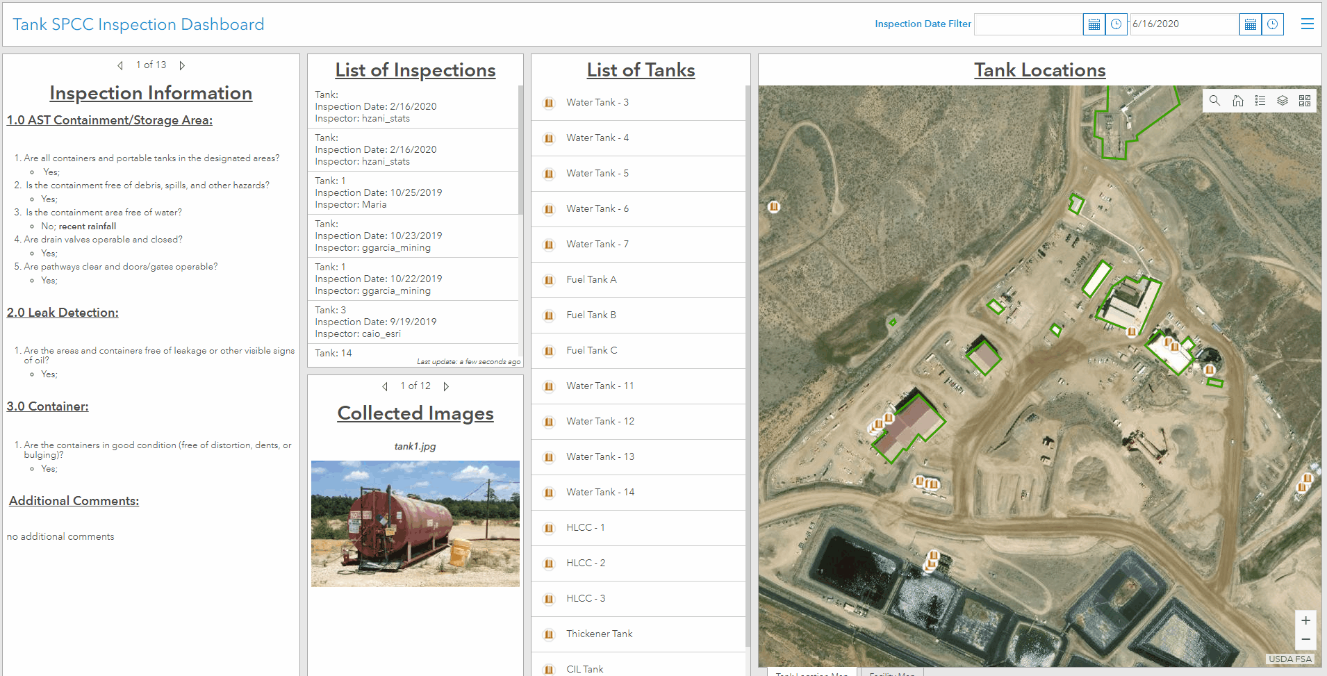 SPCC Inpsection Workflow