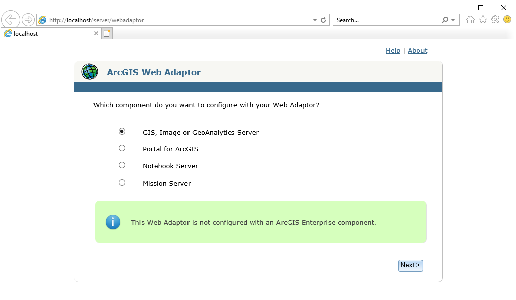 Solved: Can't set up Web Adaptor to use HTTP - Esri Community