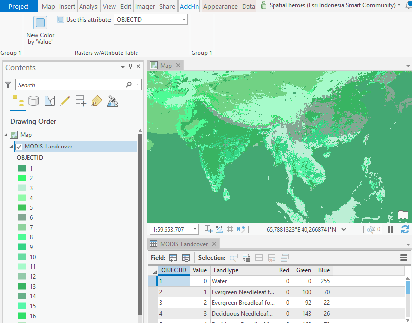 arcgis color grabber