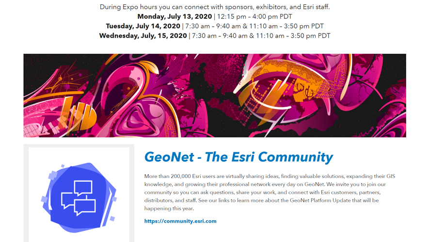 Exploring The Virtual Esri User Conference 2020 Esri Community