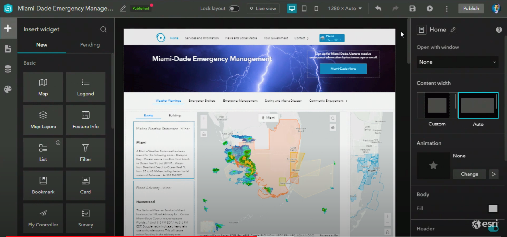 ArcGIS Experience Builder