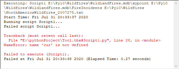 Fix Error In Python Code Geonet The Esri Community