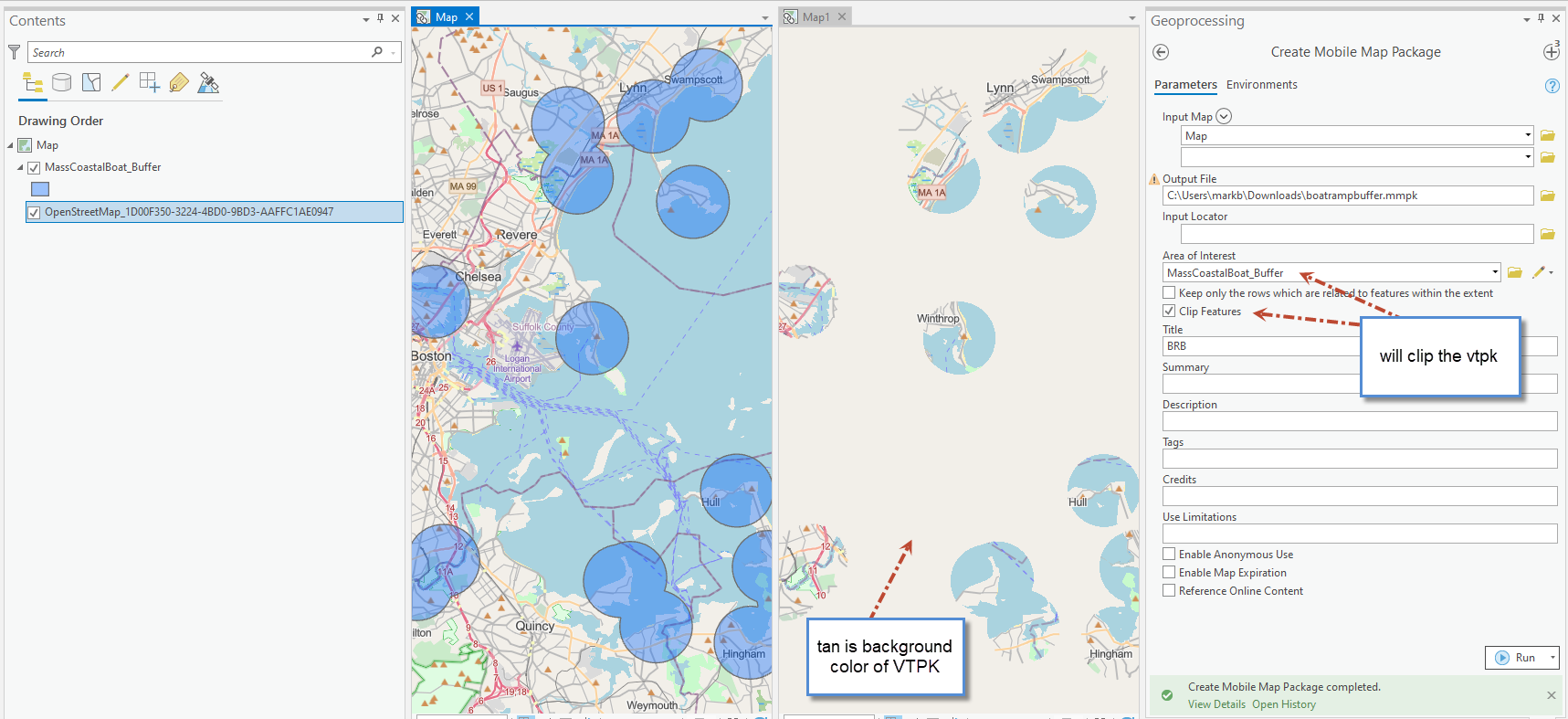 Arcgis Pro 2.9.2 Create Map Tile Package create  - Esri Community