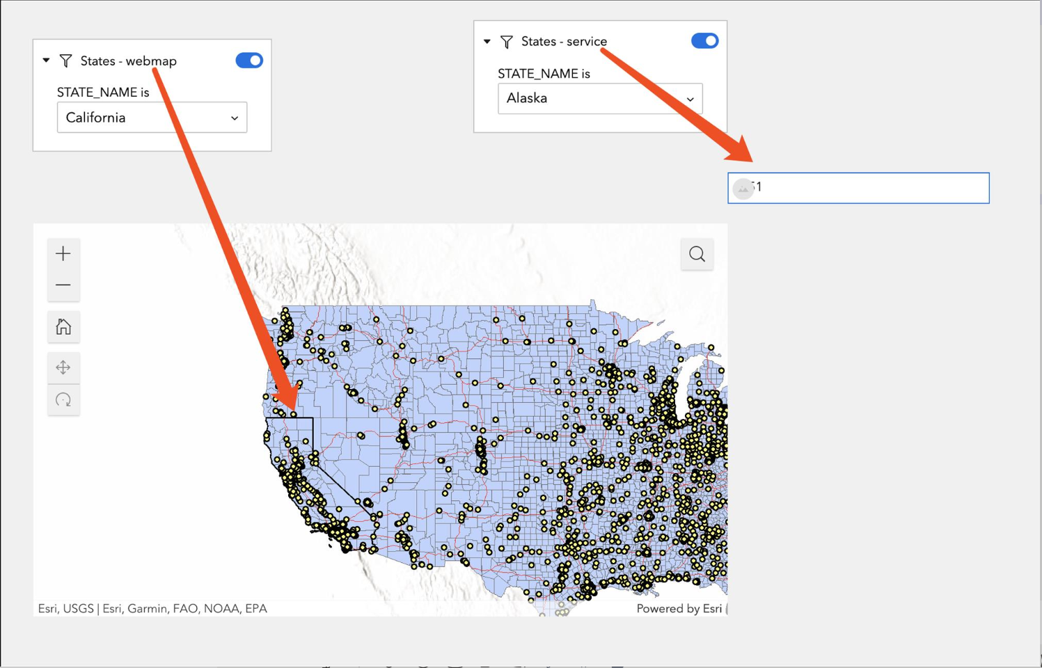 Group Layer Filtering test results