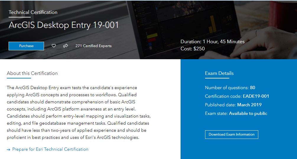 Engage With Technical Certification Esri Community