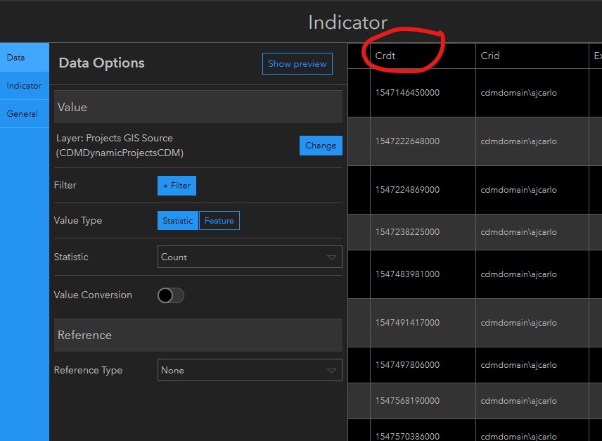 Date field changed to epoch format