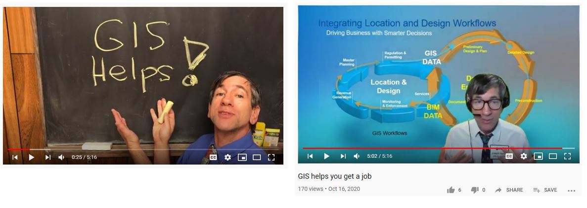 GIS helps!  A new series of videos