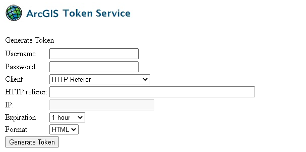 generate a token with arcgis server url - Esri Community