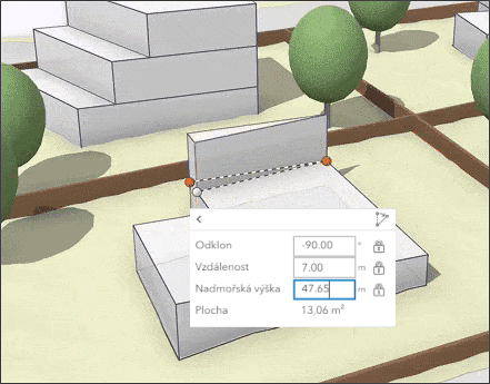 Editační omezení v Scene Viewer Editační omezení v Scene Viewer