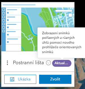 Označení novinek v šablonách Instant Apps