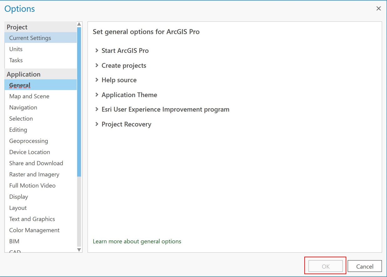 Solved OK Button For Application Theme Grayed Out Esri Community