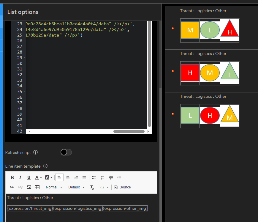 Solved Images in Dashboard List Esri Community