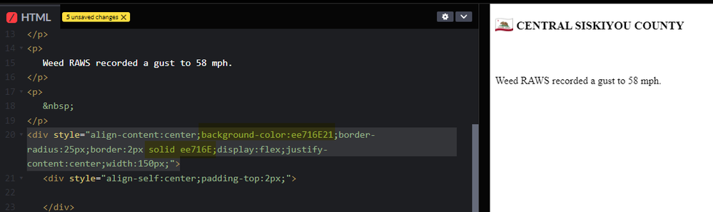 Color value in HTML