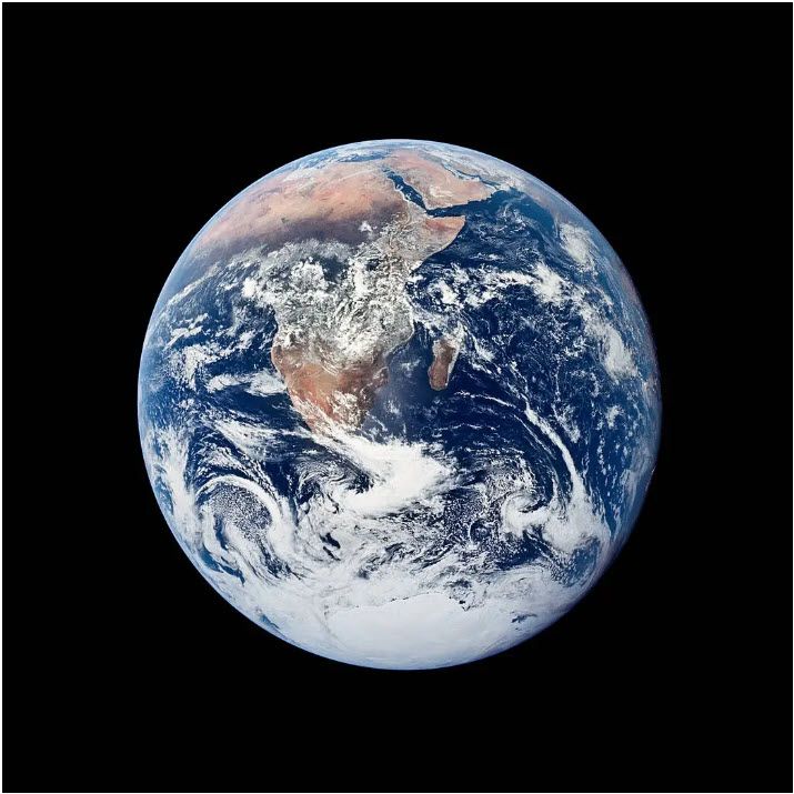 from NASA Apollo 17, Dec.7,1972