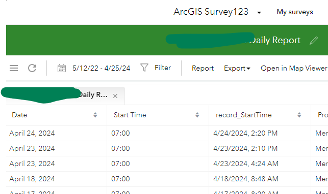 Solved: 3.18 changed the name of survey, and the data is i... - Esri ...