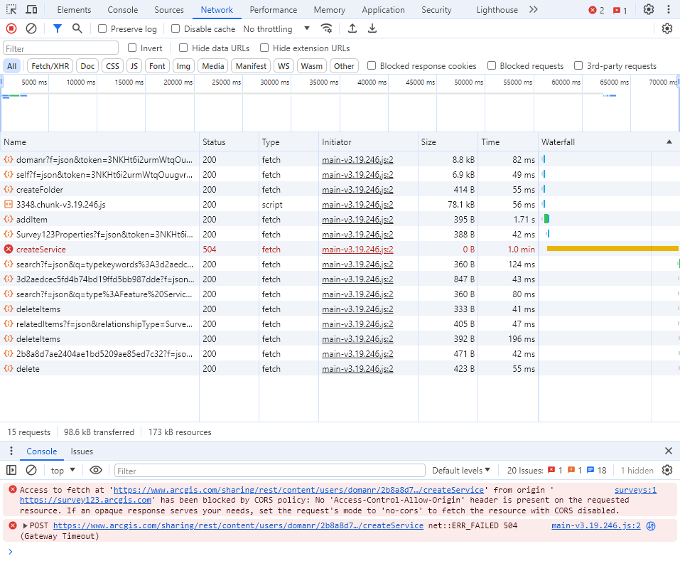 Unable to create new survey in Chrome - Esri Community