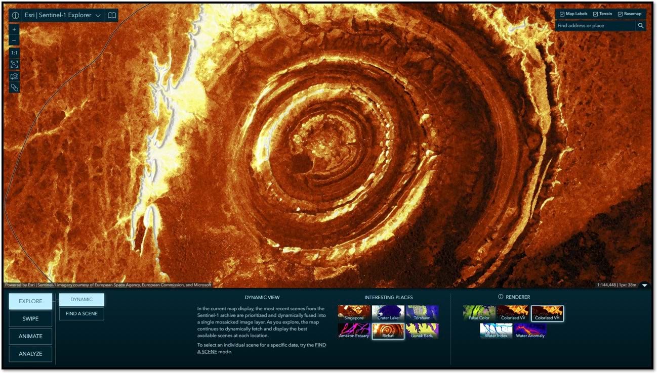 Sentinel-1 Explorer: The lastest addition to Livin... - Esri Community