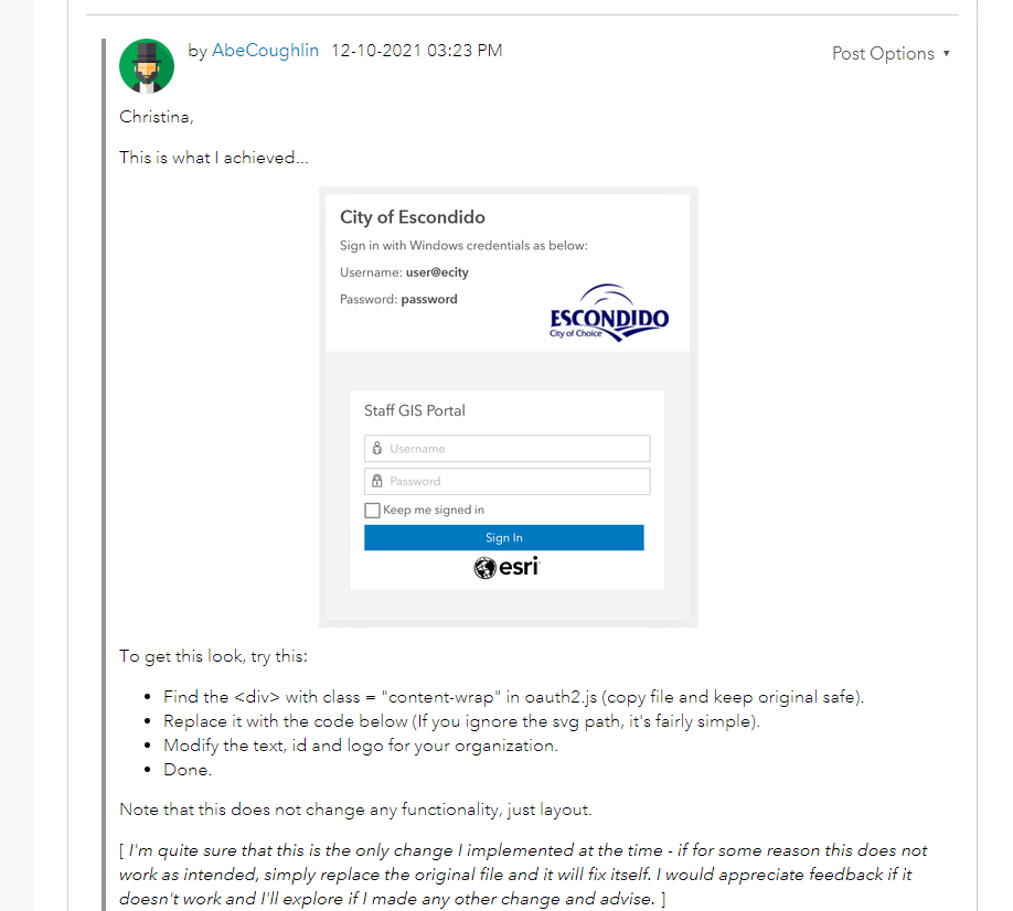 Experience Builder Sign-in Popup - Esri Community