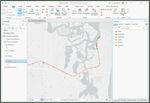 web map opened in pro