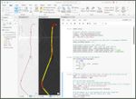 measuring track curvature