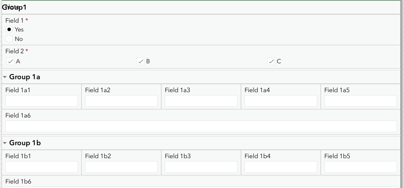 Solved Survey123 Nested Groups Using Pages With Theme Gri Esri