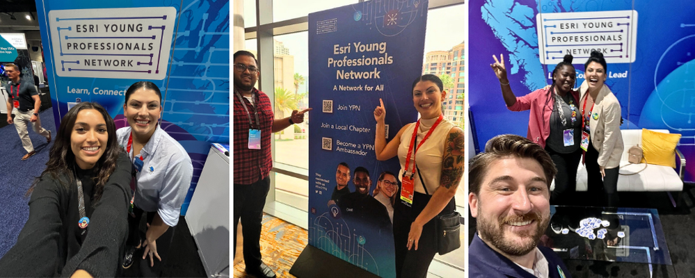 Connecting with student assistants in pervious Esri User Conferences.