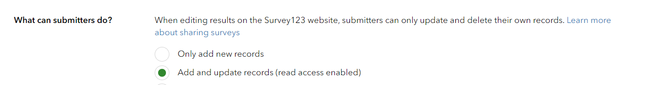 Survey not opening in 'view' mode - Esri Community