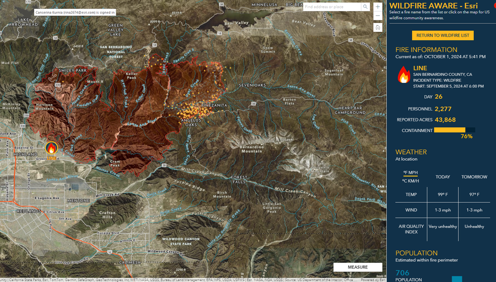 Line fire 10/2/2024