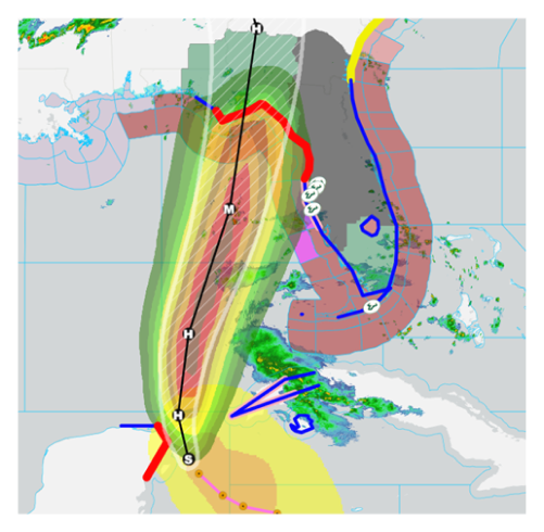 USF Weather & Warnings of Hurricane Helene