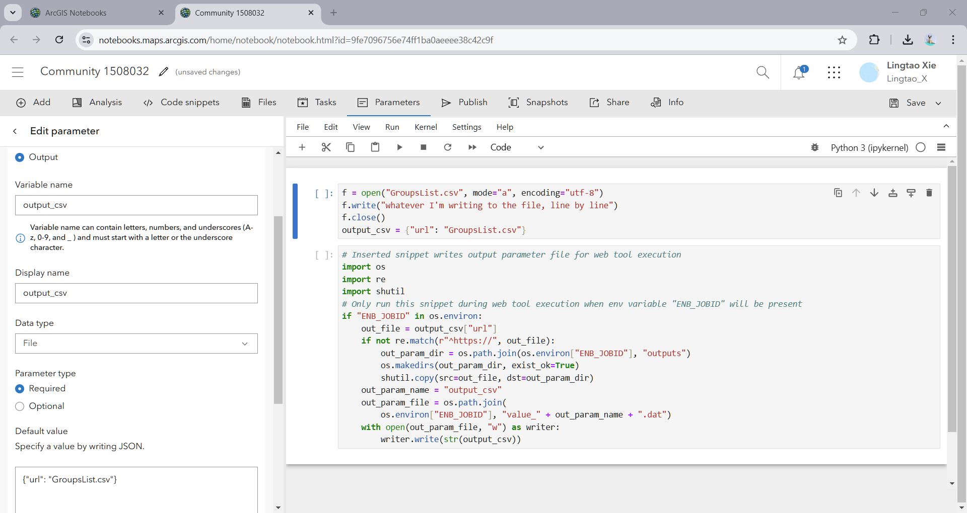 Solved: File Output Paramter in WebTool that was published... - Esri ...