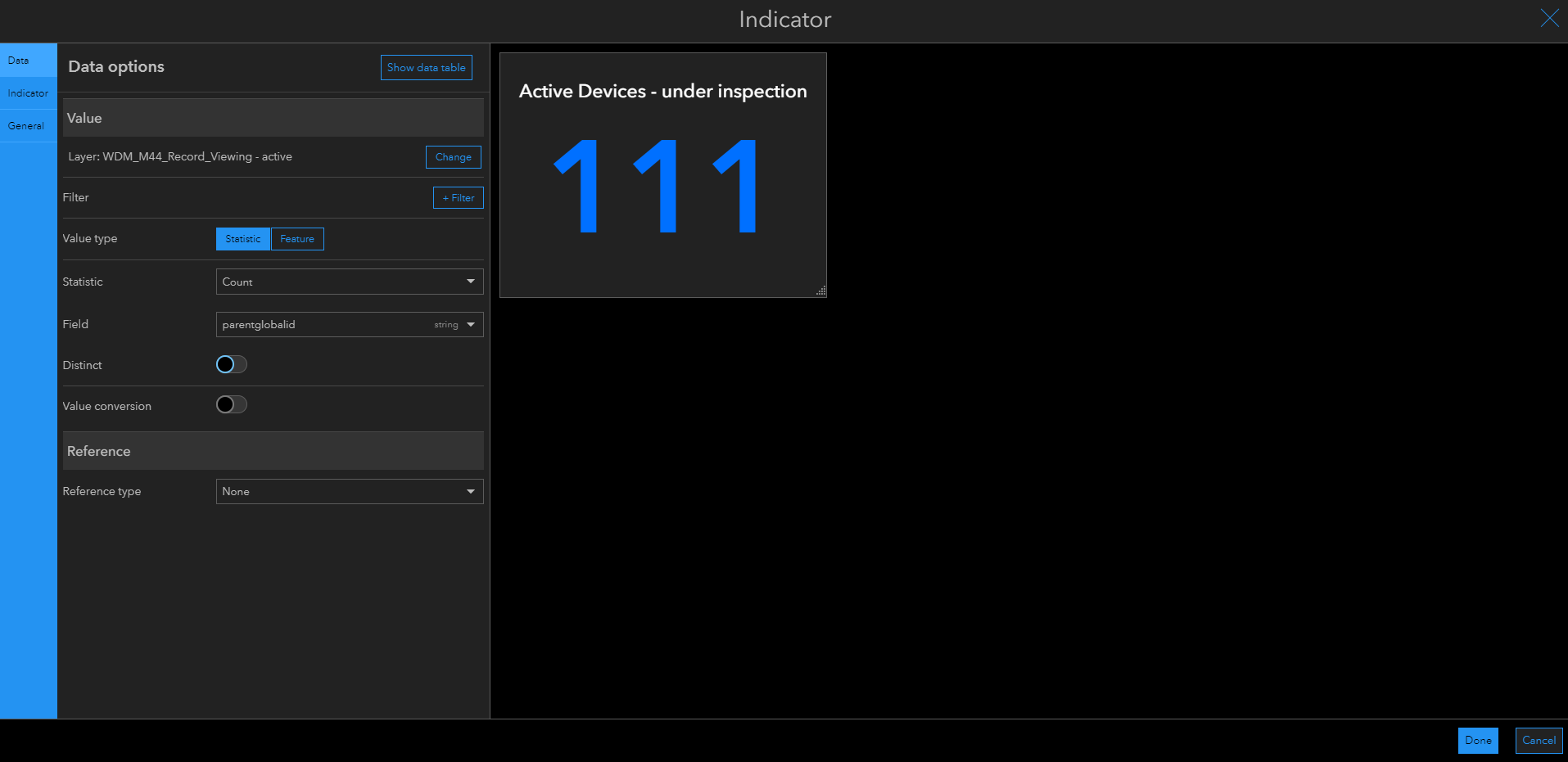 ArcGIS Dashboard Distinct Count not working Esri Community