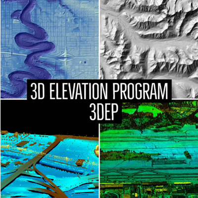 Figure 3 3DEP Images from USGS website