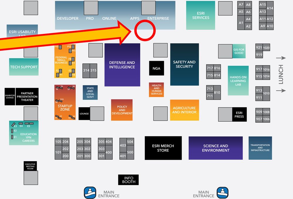 Accessibility booth in Showcase