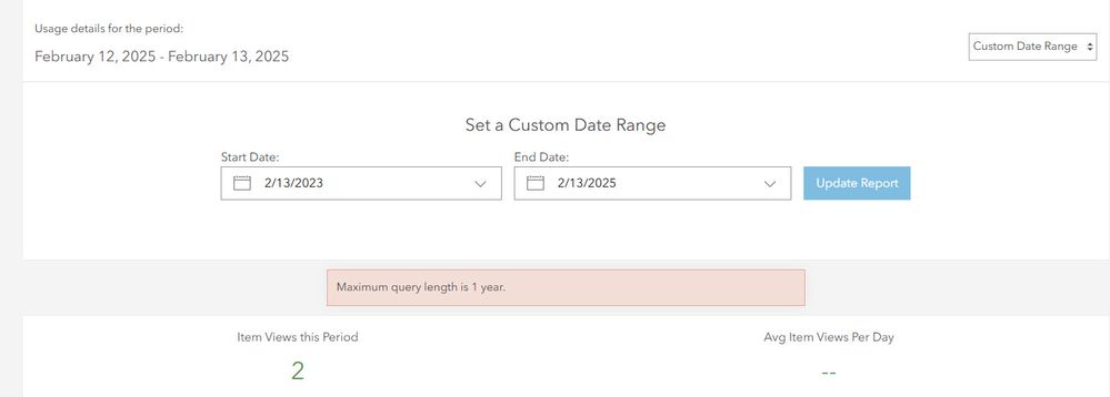 Data Range Query Limit