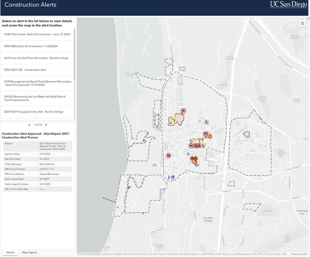 UC San Diego approved construction projects