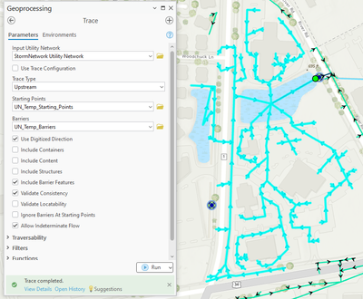 RobertKrisher_1-1741367087901.png The utility network includes the ability to trace using the digitized direction of lines.