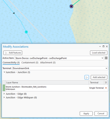 RobertKrisher_0-1741368804028.png Creating a junction-junction connectivity association between two devices or junctions allows them to be connected even though they are not spatially coincident.