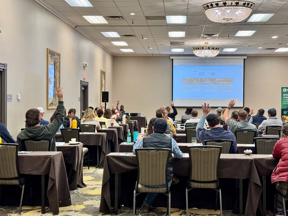 Elvis leading demonstrations that showcase the latest cutting-edge technology in geospatial applications