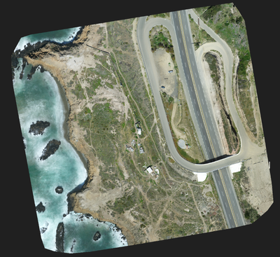 The output quality of the coastline is improved after using the waterbody correction.