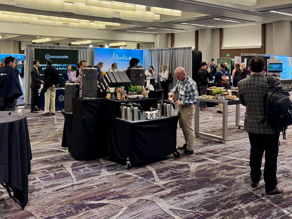 Participants interact, congregate, and network at the 2025 World Agri-Tech Innovation Summit held in San Francisco, CA