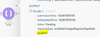 resultURL is empty. "Status" here reflects the status of the feature service
