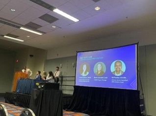Sharing in 10 wonderful years of Esri YPN, at Esri Federal GIS Conference, 2025.