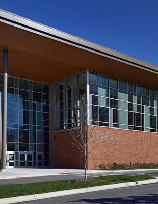 School Building Entrance