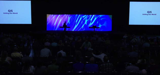 Plenary session, very powerful intro (Great music choice too!)