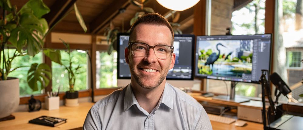 Me in my home office