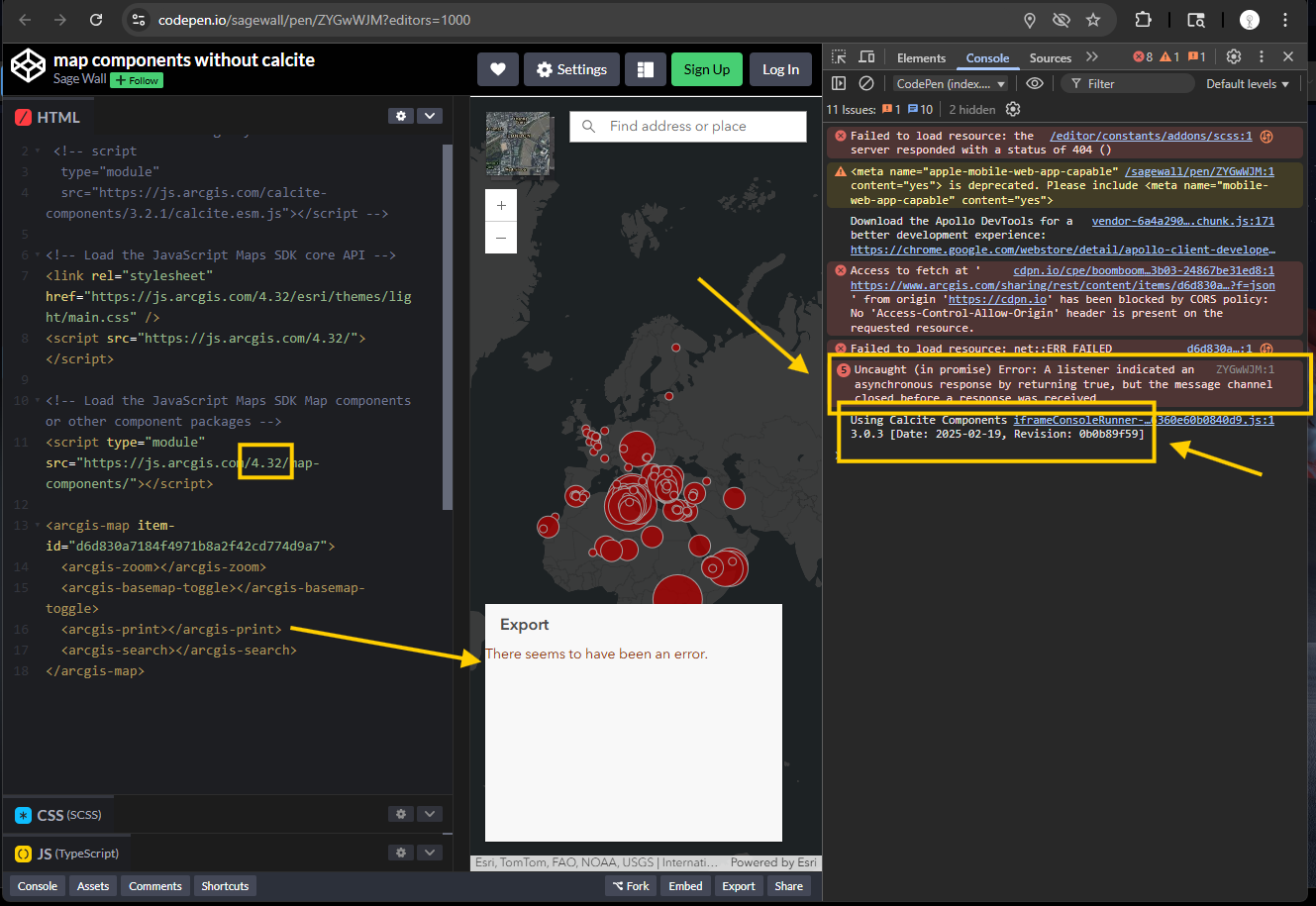 Solved: 6/23/2025 released v4.33 bug found !!! please have... - Esri ...
