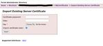 Import Server Certificate into Portal