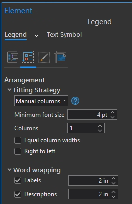 Descriptions in Legend of ArcGIS Pro Layout? - Esri Community