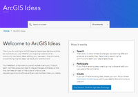ArcGIS Ideas